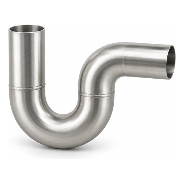 DELC stainless steel P-trap