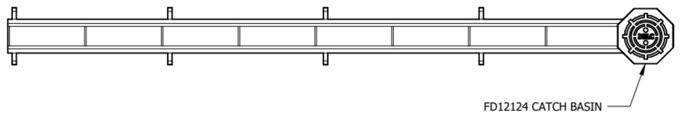 DELC end catch basin position diagram