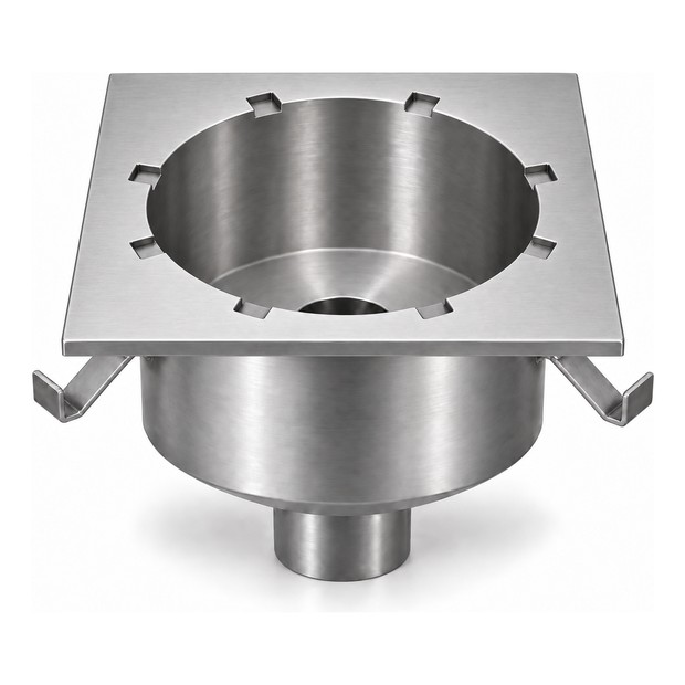DELC square stainless steel drain top