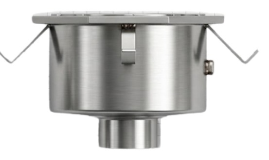 DELC FD-12 area drain size guide with dimensions