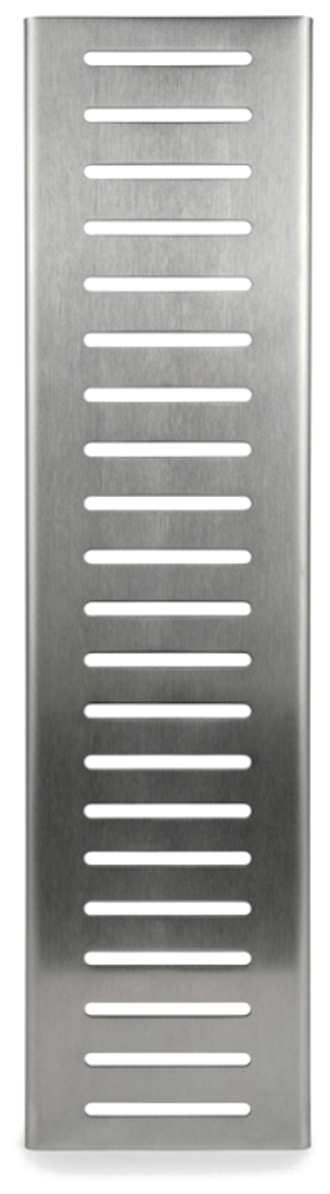 DELC slotted light duty stainless steel trench drain grate